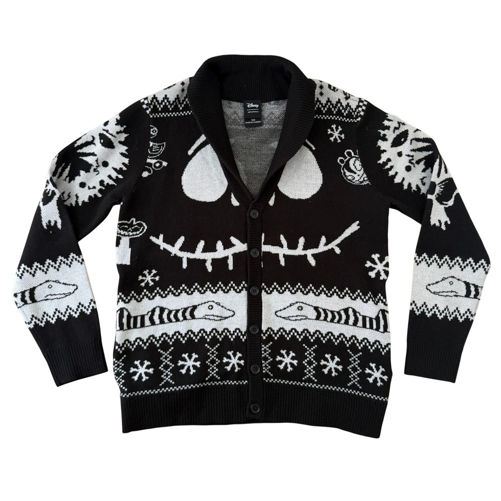 Disney Jack Skellington Cardigan S Nightmare Before Christmas Halloween Novelty